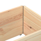 Paretali per Pallet 2 pz 150x50 cm in Legno Massello di Pino