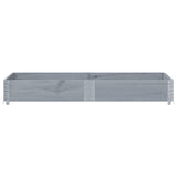 Paretale per Pallet Grigio 150x100 cm in Legno Massello di Pino