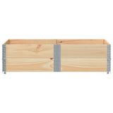 Paretali per Pallet 2 pz 150x100 cm in Legno Massello di Pino