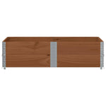 Paretali per Pallet 2pz Marroni 150x100cm Legno Massello Pino