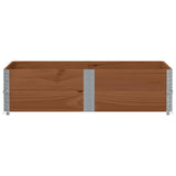 Paretali per Pallet 2pz Marroni 150x100cm Legno Massello Pino