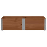 Paretali per Pallet 2pz Marroni 150x100cm Legno Massello Pino