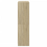 Credenza con Ante Rovere Sonoma 68x37x142 cm Legno truciolato