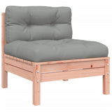 Set Divani da Giardino 8 pz con Cuscini Massello Abete Douglas