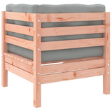 Set Divani da Giardino 8 pz con Cuscini Massello Abete Douglas
