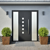 Fioriere da Giardino 2 pz 50x50x50 cm in Acciaio Corten