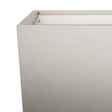 Fioriera da Giardino 35x35x75 cm in Acciaio Corten