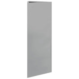 Fioriere 2 pz Triangolari 30x26x75 cm in Acciaio Zincato