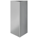 Fioriere 2 pz Triangolari 40x40x75 cm in Acciaio Zincato