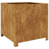 Fioriera da Giardino 50x50x50 cm in Acciaio Corten
