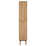 Mobile da Bagno OTTA 35x30x159 cm in Legno Massello di Pino