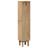 Mobile da Bagno OTTA 35x30x159 cm in Legno Massello di Pino