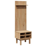 Mobile da Corridoio OTTA 50x40x160 cm in Legno Massello di Pino