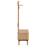 Mobile da Corridoio OTTA 50x40x160 cm in Legno Massello di Pino