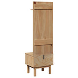 Mobile da Corridoio OTTA 50x40x160 cm in Legno Massello di Pino