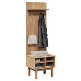 Mobile da Corridoio OTTA 50x40x160 cm in Legno Massello di Pino