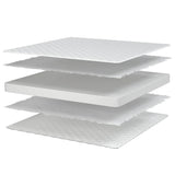 Materasso Viscoelastico Bianco 80x160x17 cm Morbido
