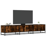 Mobile TV Rovere Fumo 210x35x41 cm in Truciolato