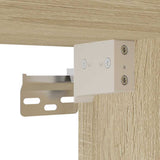 Set Mobili da Bagno 2 pz Rovere Sonoma in Legno truciolato