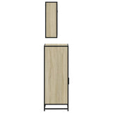 Set Mobili da Bagno 3 pz Rovere Sonoma in Legno truciolato