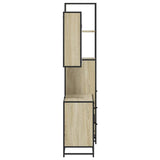 Set Mobili da Bagno 3 pz Rovere Sonoma in Legno truciolato