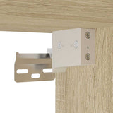 Set Mobili da Bagno 4 pz Rovere Sonoma in Legno truciolato