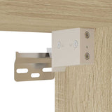 Set Mobili da Bagno 4 pz Rovere Sonoma in Legno truciolato
