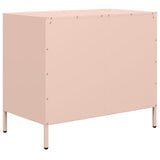 Credenza Rosa 68x39x58,5 cm in Acciaio Laminato a Freddo