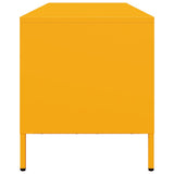 Mobile TV Giallo Senape 135x39x43,5 cm in Acciaio