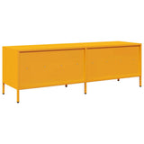 Mobile TV Giallo Senape 135x39x43,5 cm in Acciaio