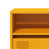 Mobile TV Giallo Senape 135x39x43,5 cm in Acciaio