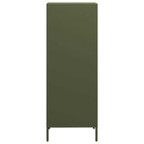 Credenza Verde Oliva 35x39x103,5 cm in Acciaio