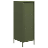 Credenza Verde Oliva 35x39x103,5 cm in Acciaio