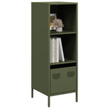 Credenza Verde Oliva 35x39x103,5 cm in Acciaio
