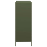 Credenza Verde Oliva 39x35x103,5 cm in Acciaio