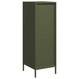 Credenza Verde Oliva 39x35x103,5 cm in Acciaio