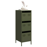 Credenza Verde Oliva 39x35x103,5 cm in Acciaio