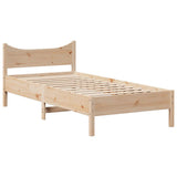 Giroletto con Cassetti 75x190 cm in Legno Massello di Pino