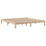 Giroletto con Cassetti 180x200 cm in Legno Massello di Pino