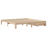 Giroletto con Cassetti 180x200 cm in Legno Massello di Pino