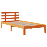 Giroletto Cassetti Marrone Cera 100x200 cm Legno Massello Pino