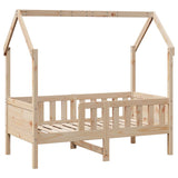 Giroletto per Bambini con Cassetti 80x170cm Legno Massello Pino