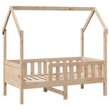 Giroletto per Bambini con Cassetti 80x170cm Legno Massello Pino