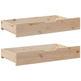 Dormeuse con Cassetti 90x200 cm Legno Massello Pino