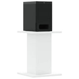 Supporti Altoparlanti 2 pz Bianchi 30x30x40cm Legno truciolato