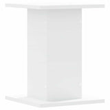 Supporti Altoparlanti 2 pz Bianchi 30x30x40cm Legno truciolato
