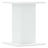 Supporti Altoparlanti 2 pz Bianchi 30x30x40cm Legno truciolato