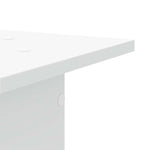 Supporti Altoparlanti 2 pz Bianchi 30x30x40cm Legno truciolato