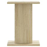 Supporti Altoparlanti 2 pz Rovere 30x30x40 cm in truciolato