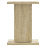 Supporti Altoparlanti 2 pz Rovere 30x30x40 cm in truciolato